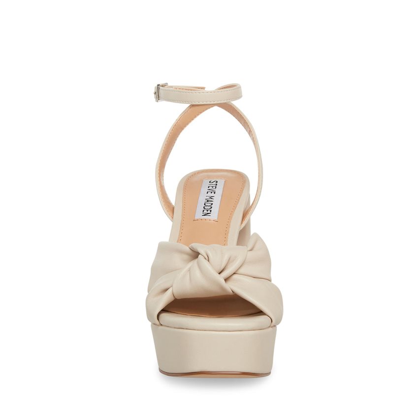 Beige Steve Madden Lala Women's Heels Sandals | PH 0391KWP